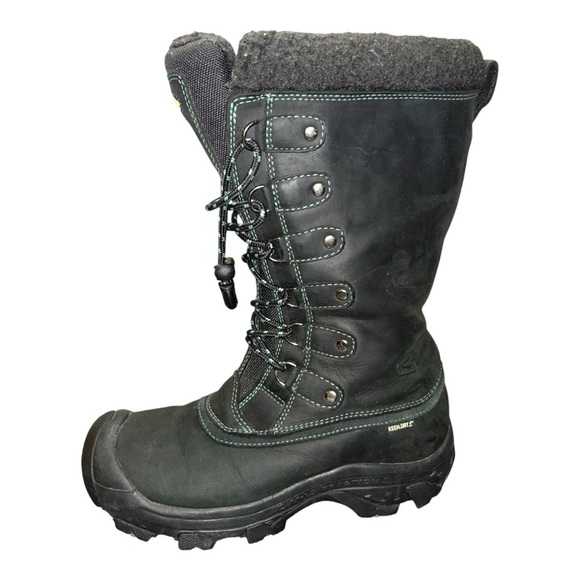 Keen Shoes - Keen Alaska Hiking Boots
Women’s Size 7 – Black with Blue Turquoise Trim